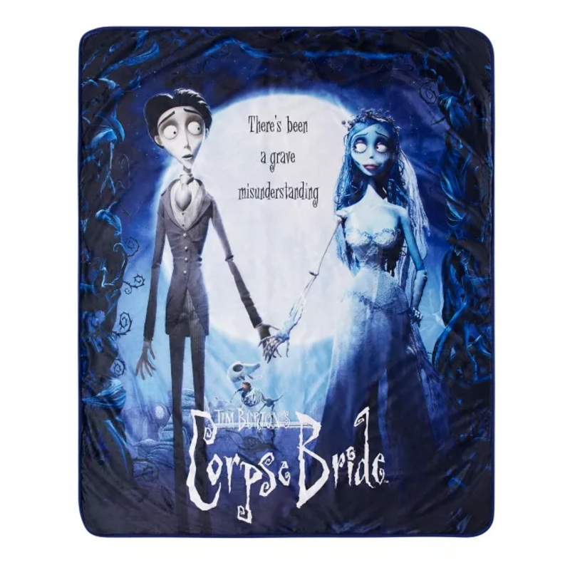 Corpse Bride Fleece Blanket MULTI-COLOR ONE SIZE FITS MOST