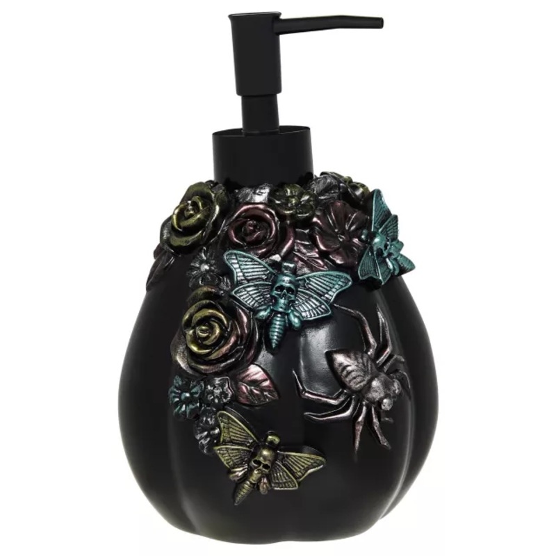 Decorative Black Pumpkin Soap Dispenser BLACK / MULTI