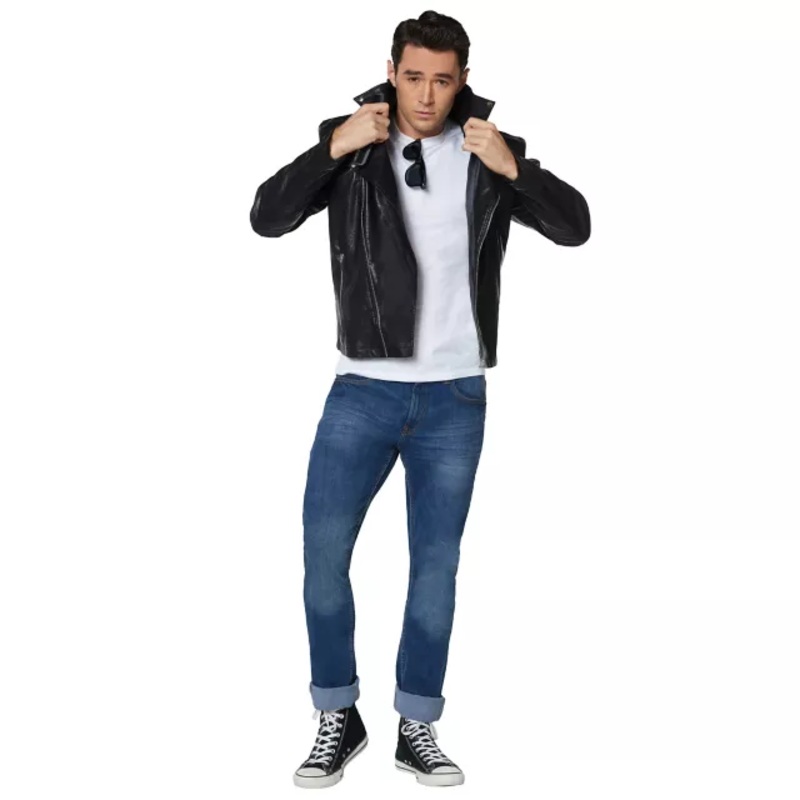 Greaser Jacket BLACK ADULT MEDIUM