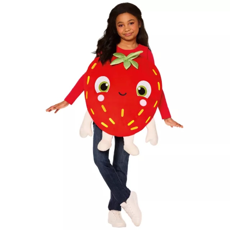 Kids Berry Boo Belly Costume - Pinata Smashlings RED GIRLS S/M