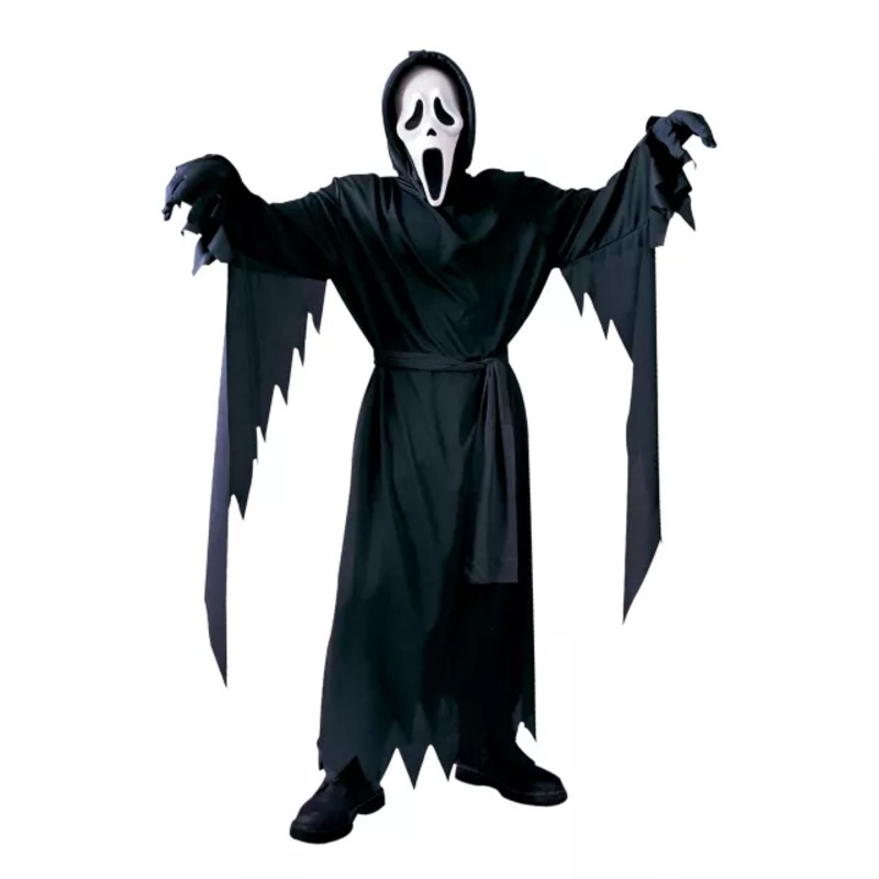 Kids Glow in the Dark Ghost Face Costume GLOW IN THE DARK CHILD SMALL