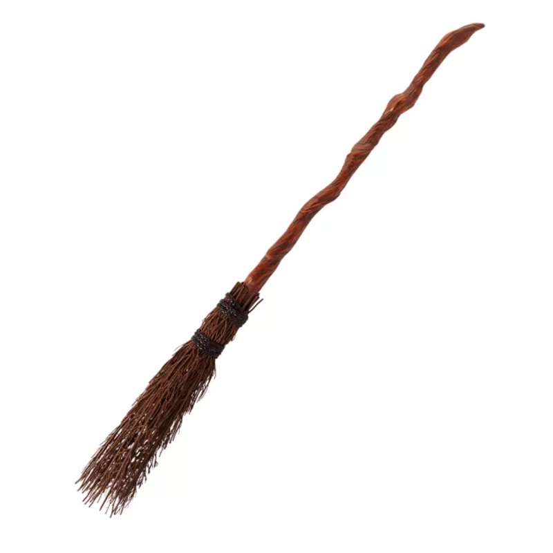 Kids Natural Witch Broom BROWN