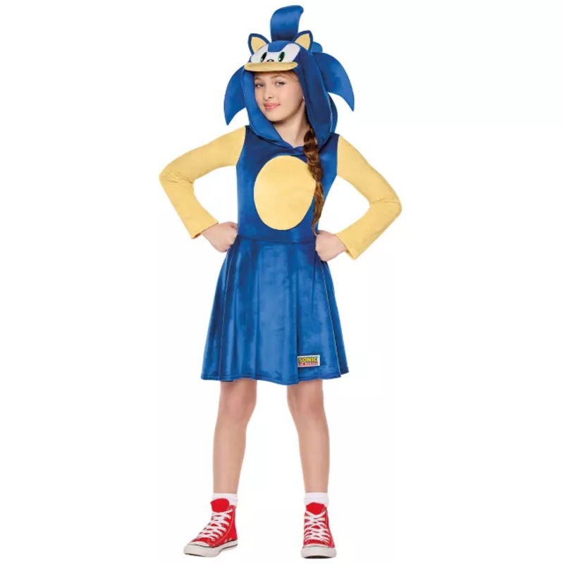 Kids Sonic the Hedgehog Dress Costume BLUE CHILD EXTRA SM
