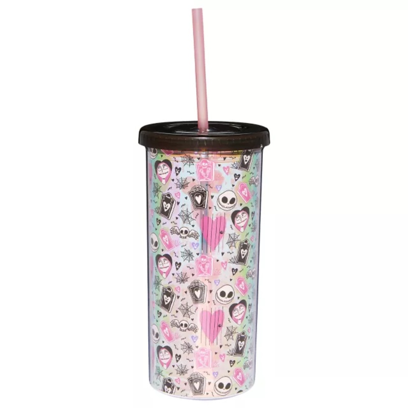 The Nightmare Before Christmas Icons Cup with Straw - 20 oz. MULTI-COLOR 20 OUNCE