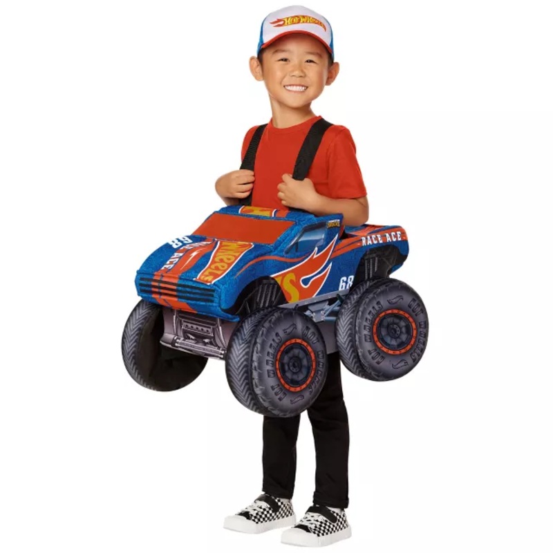 Toddler Hot Wheels Ride-Along Costume BLUE T 1 SZ FIT MOST