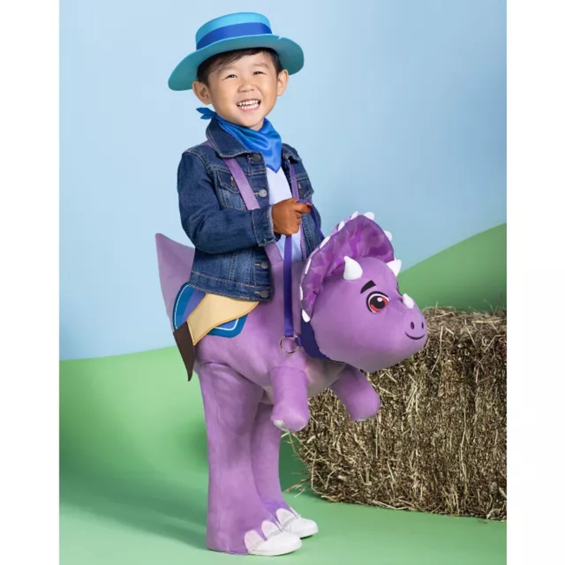 Toddler Tango Ride-Along Costume - Dino Ranch PURPLE T 1 SZ FIT MOST