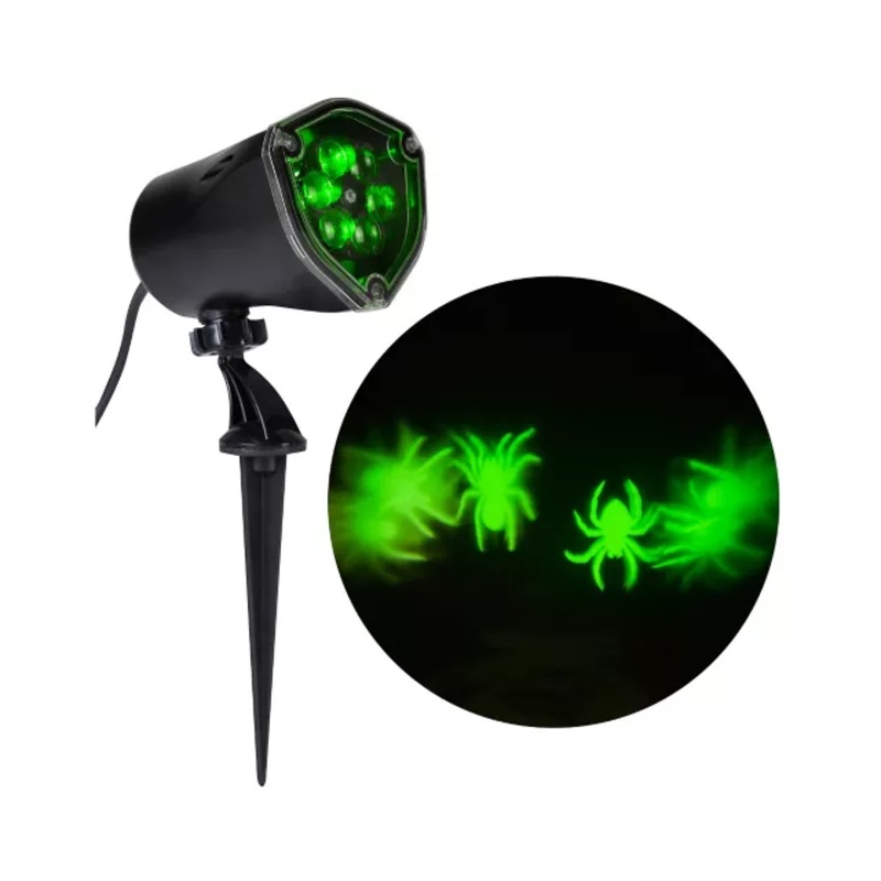 Whirl-A-Motion LED Green Spiders Projection Spot Light GREEN No Size