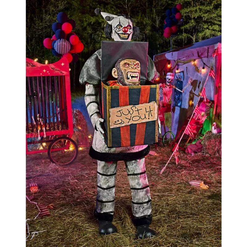 6 Ft 6 In Monkey Business Animatronic MULTI-COLOR