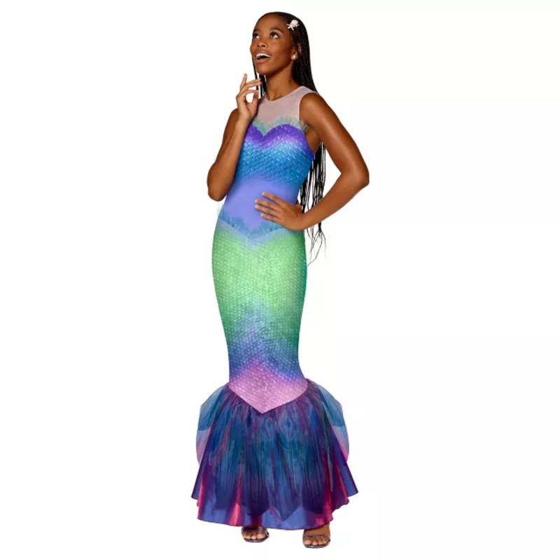 Adult Ariel Costume - The Little Mermaid PURPLE/TEAL/BLUE ADULT SMALL