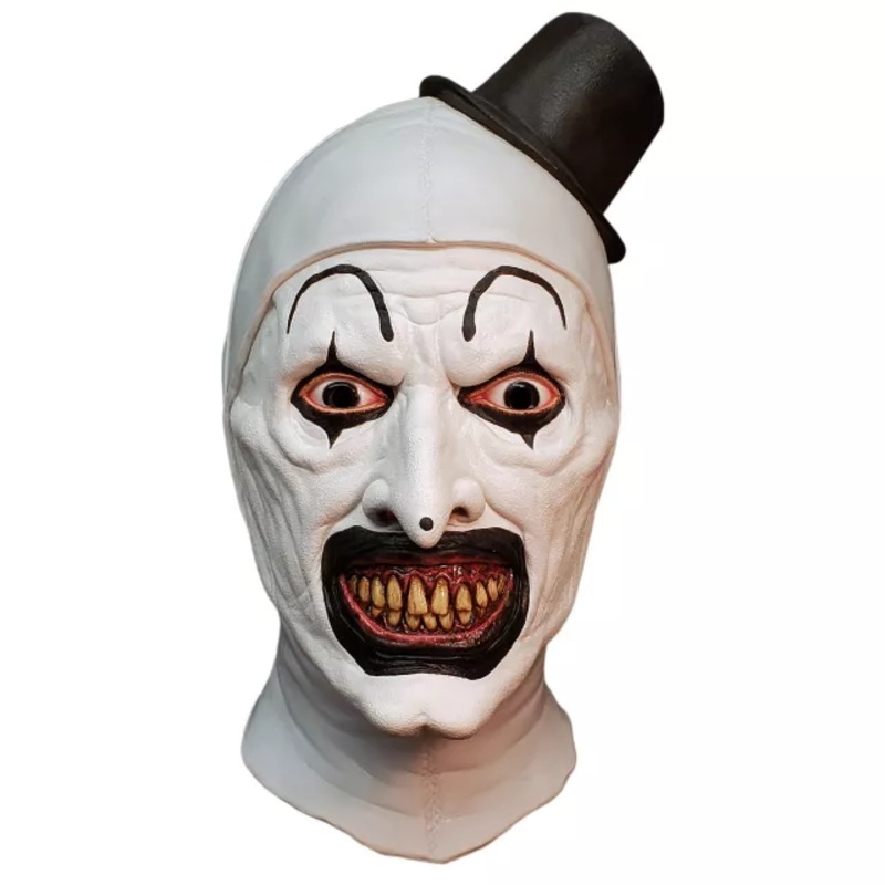 Art the Clown Full Mask - Terrifier BLACK AND WHITE ONE SIZE FITS MOST