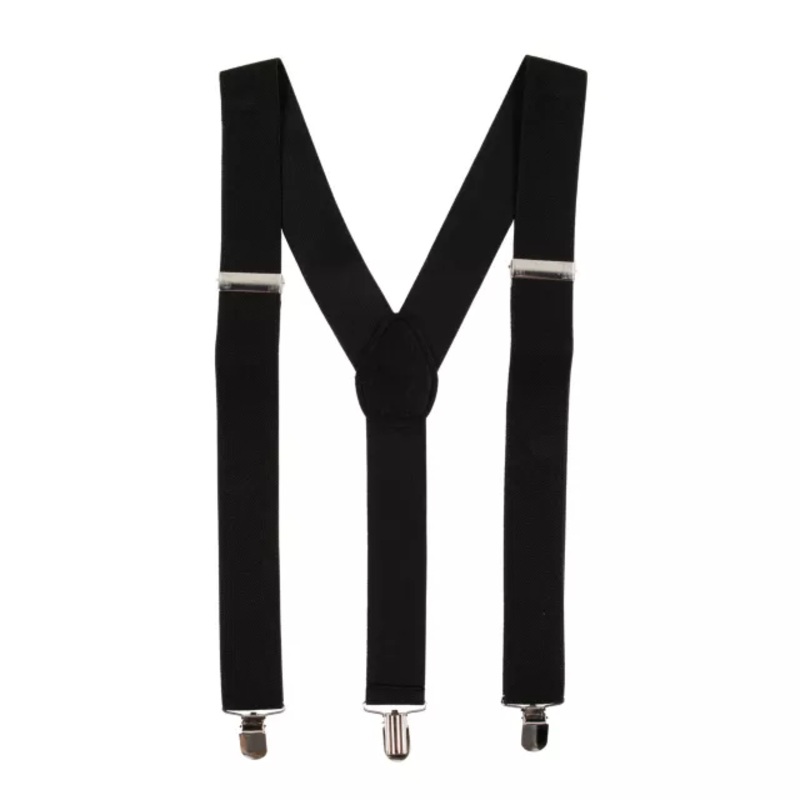 Basic Suspenders RED ONE SIZE FITS MOST