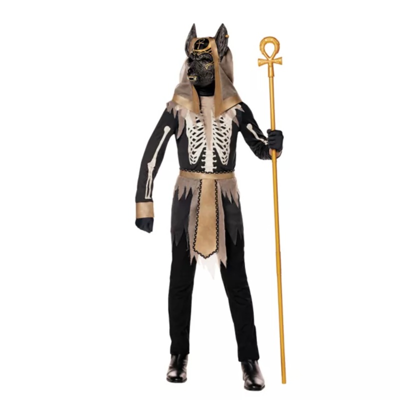 Kids Anubis Costume BLACK/GOLD CHILD SMALL