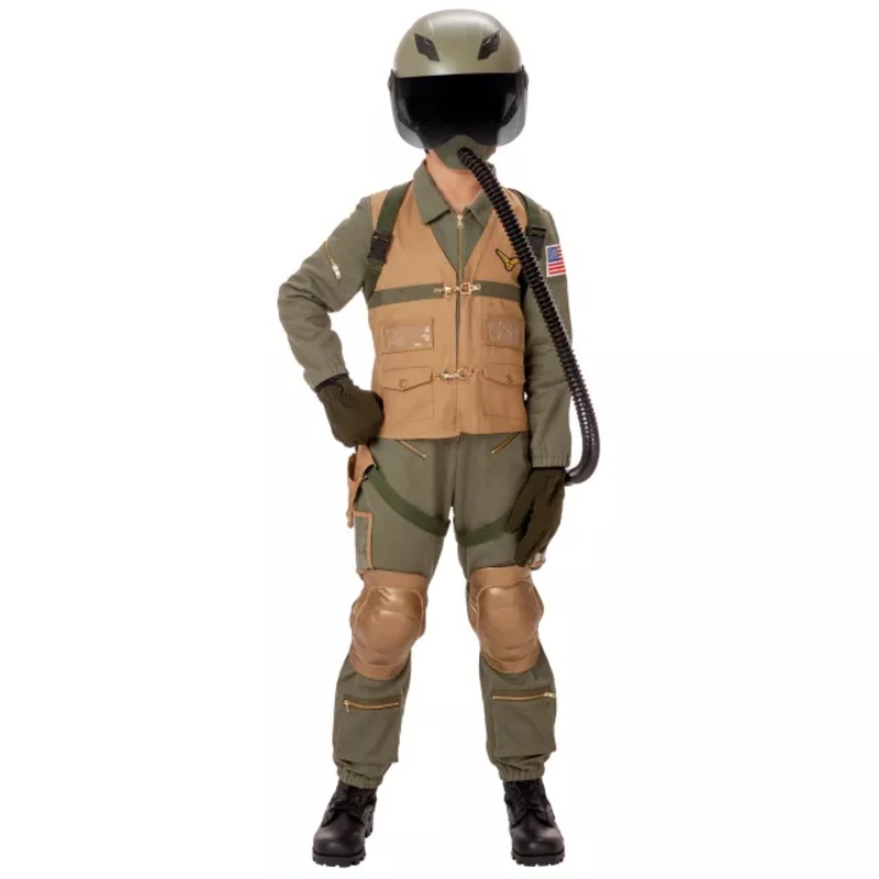 Kids Jet Fighter Costume - The Signature Collection GREEN CHILD SMALL