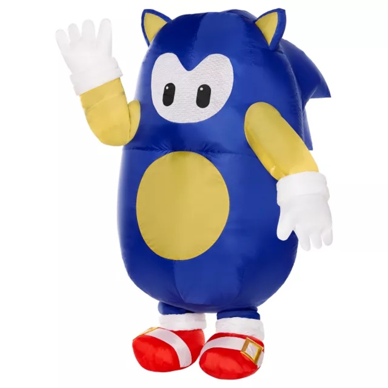 Kids Sonic the Hedgehog Inflatable Costume - Fall Guys BLUE CHILD ONE SIZE