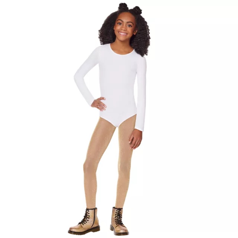 Kids White Bodysuit WHITE CHILD SMALL