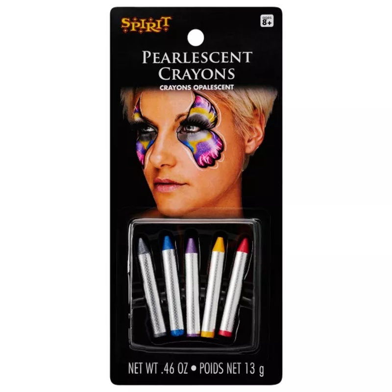Pearlescent Makeup Crayons - 5 Pack MULTI-COLOR