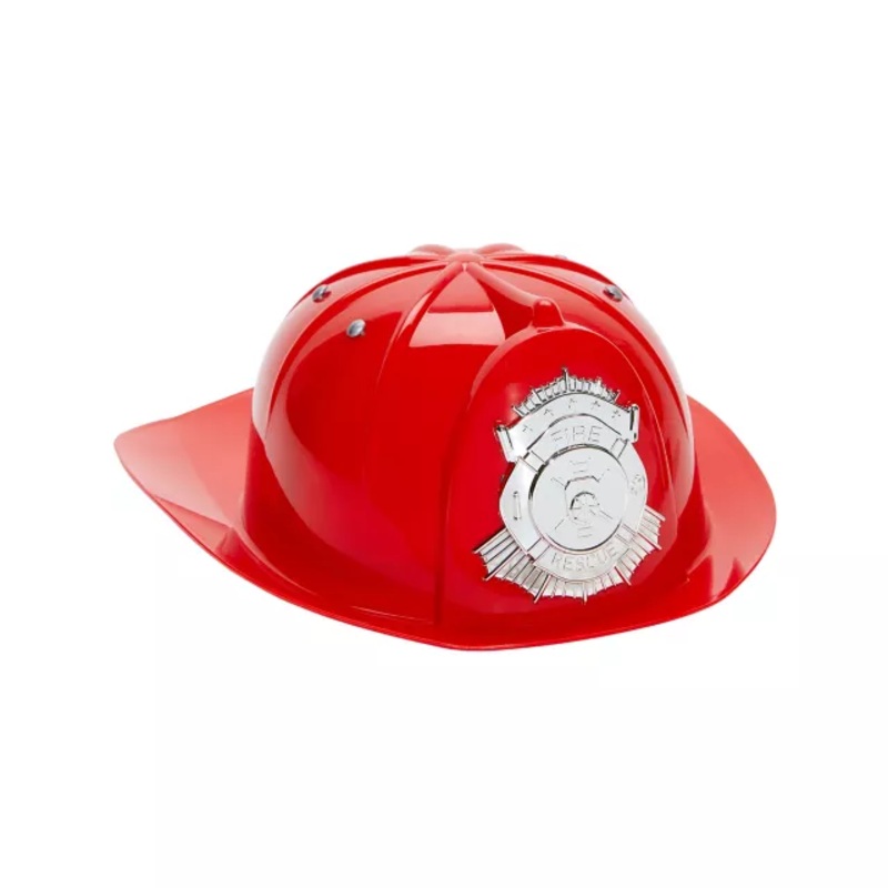 Red Fire Chief Helmet RED ONE SIZE FITS MOST