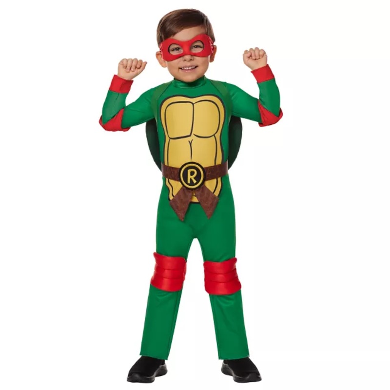 Toddler Raphael Costume - Teenage Mutant Ninja Turtles GREEN 2T