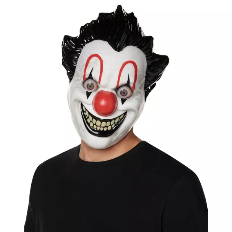 Wild Eyes Clown Half Mask  ONE SIZE FITS MOST