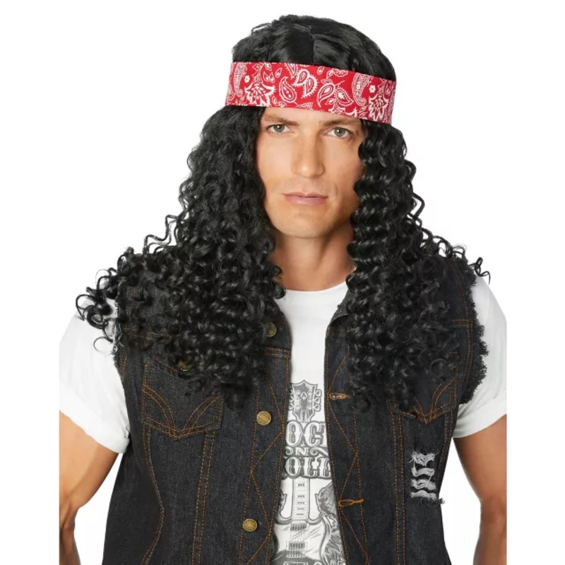 Worlds Biggest Hair Sportsman Wig BLACK ONE SIZE FITS MOST