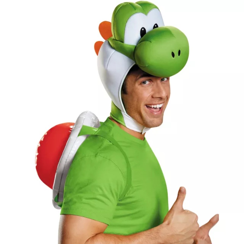 Yoshi Costume Kit - Super Mario Brothers GREEN ONE SIZE FITS MOST