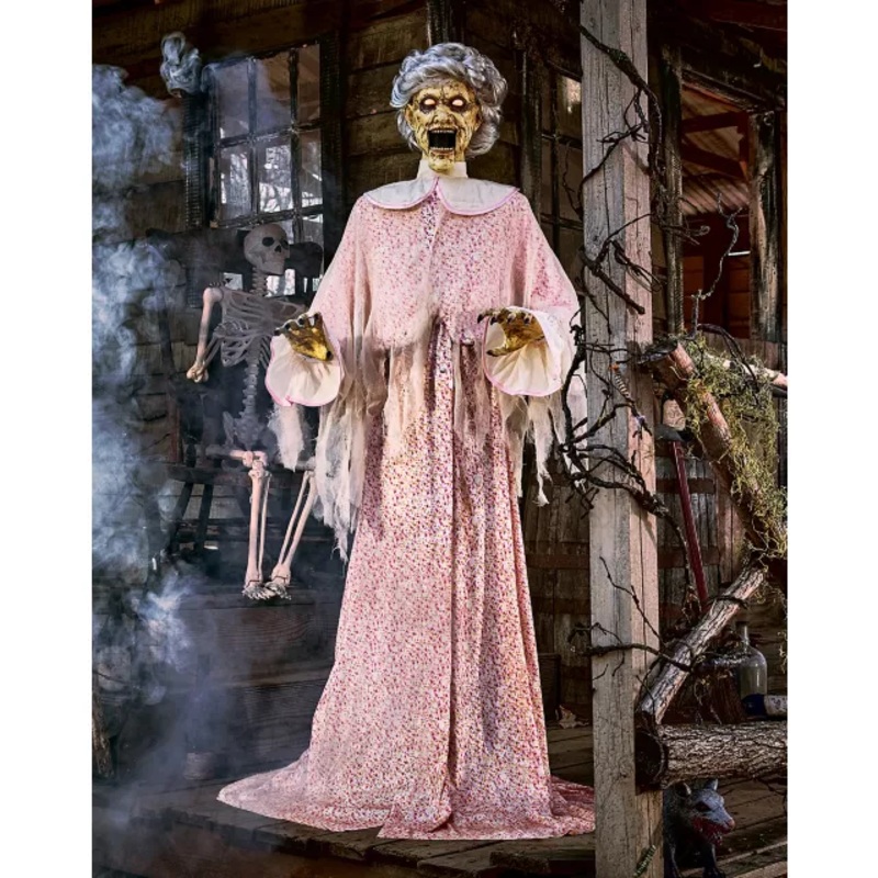 5 Ft 8 In Twisted Grandma Animatronic MULTI-COLOR