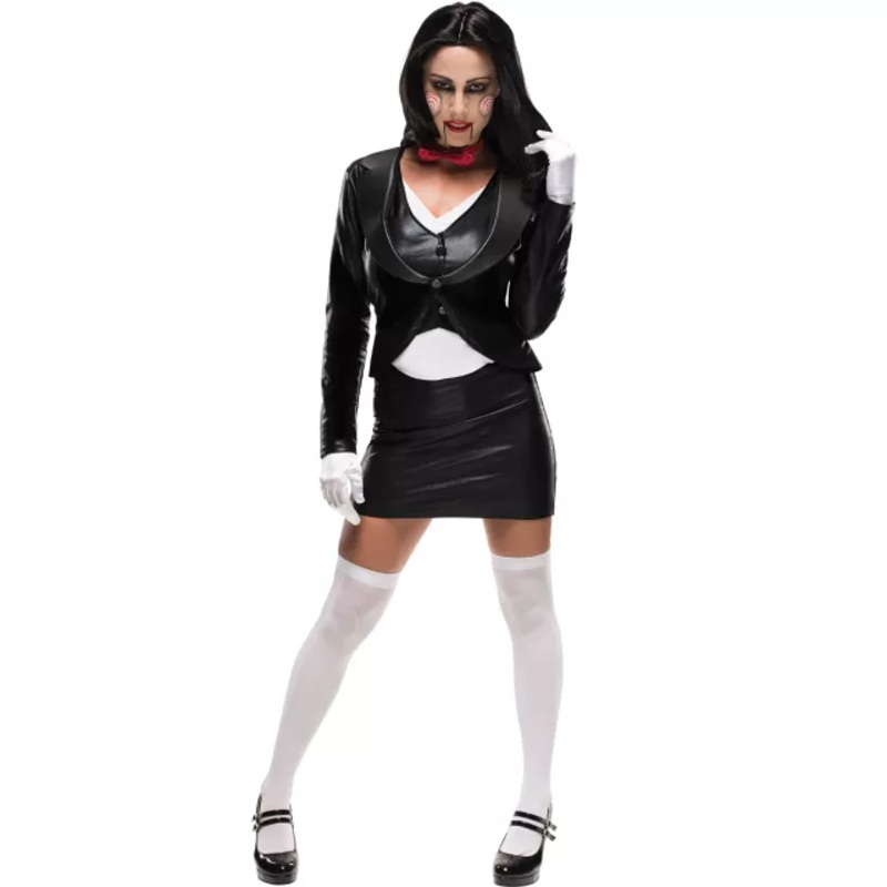 Adult Billy Costume - Saw RED/WHITE/BLACK ADULT EX SMALL
