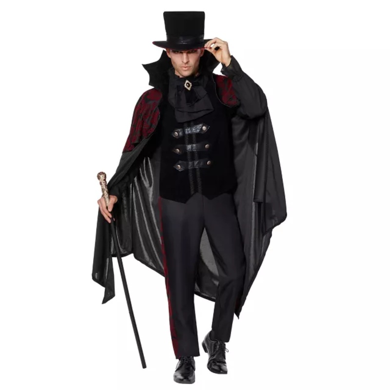Adult Victorian Vampire Costume - The Signature Collection BLACK ADULT SMALL