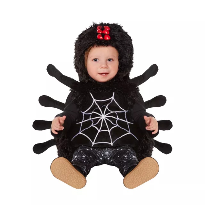 Baby Spider Costume BLACK 0 TO 6 MONTHS