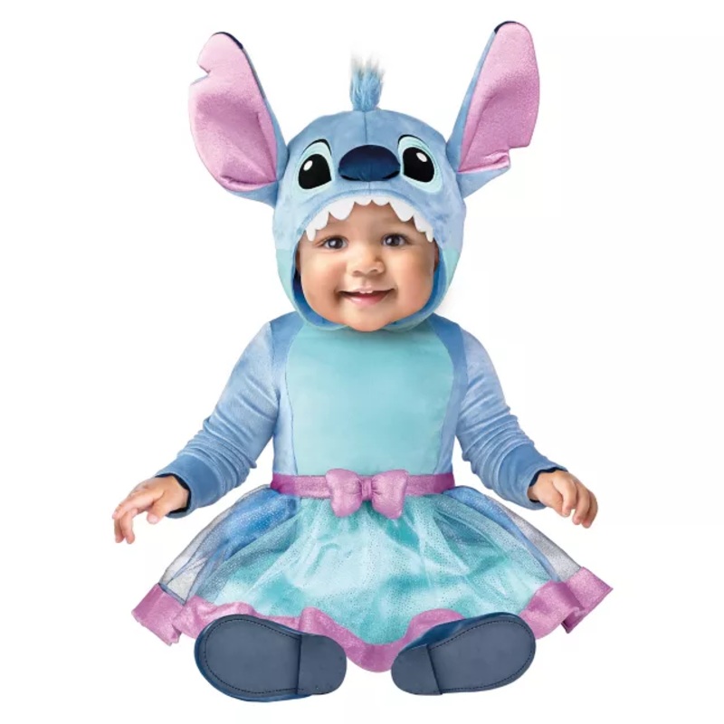 Baby Stitch Dress Costume - Lilo & Stitch BLUE 0 TO 6 MONTHS