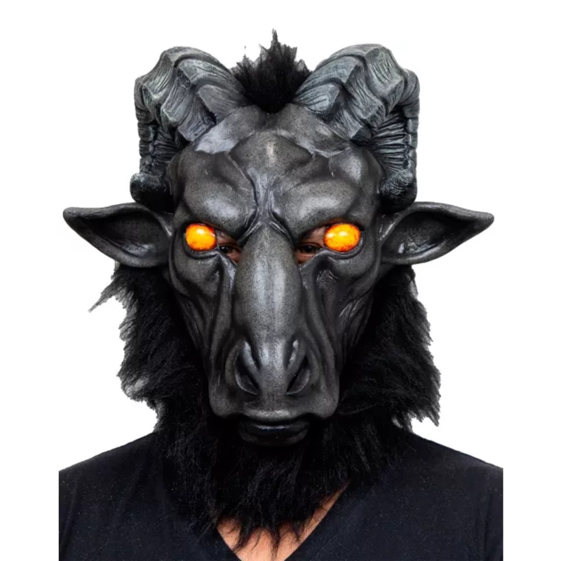Baphomet Full Mask BLACK ONE SIZE FITS MOST