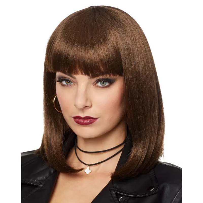 Brown Pageboy Wig BROWN ONE SIZE FITS MOST