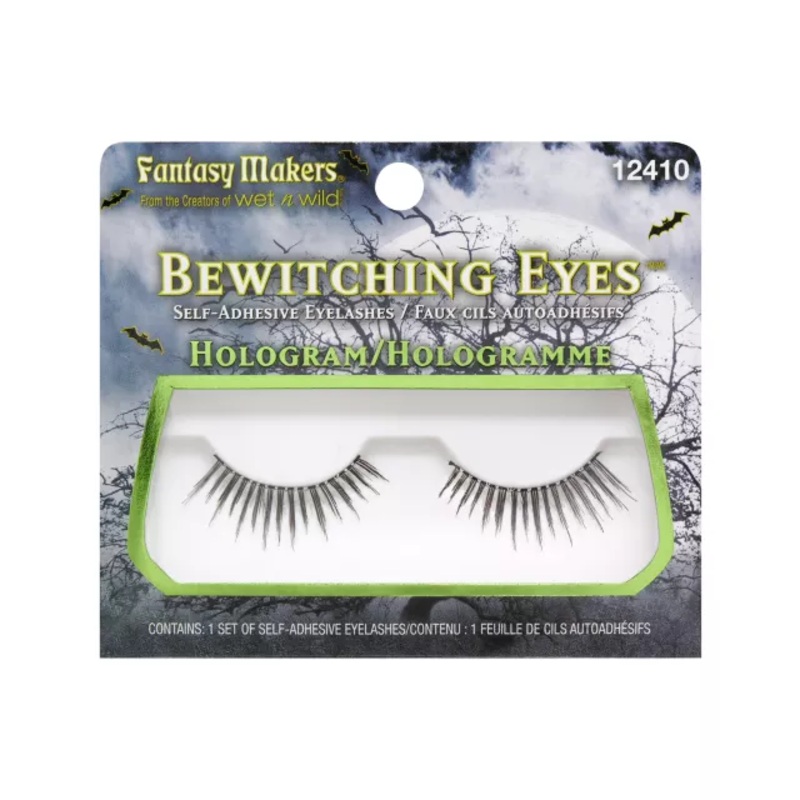 Hologram False Lashes BLACK AND GREEN No Size