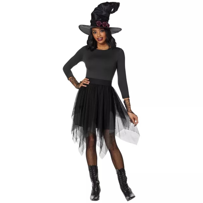 Jagged Edge Skirt BLACK ADULT SMALL