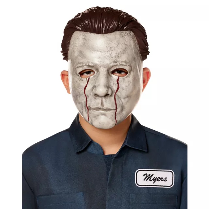 Kids Michael Myers Half Mask - Halloween II WHITE CHILD ONE SIZE