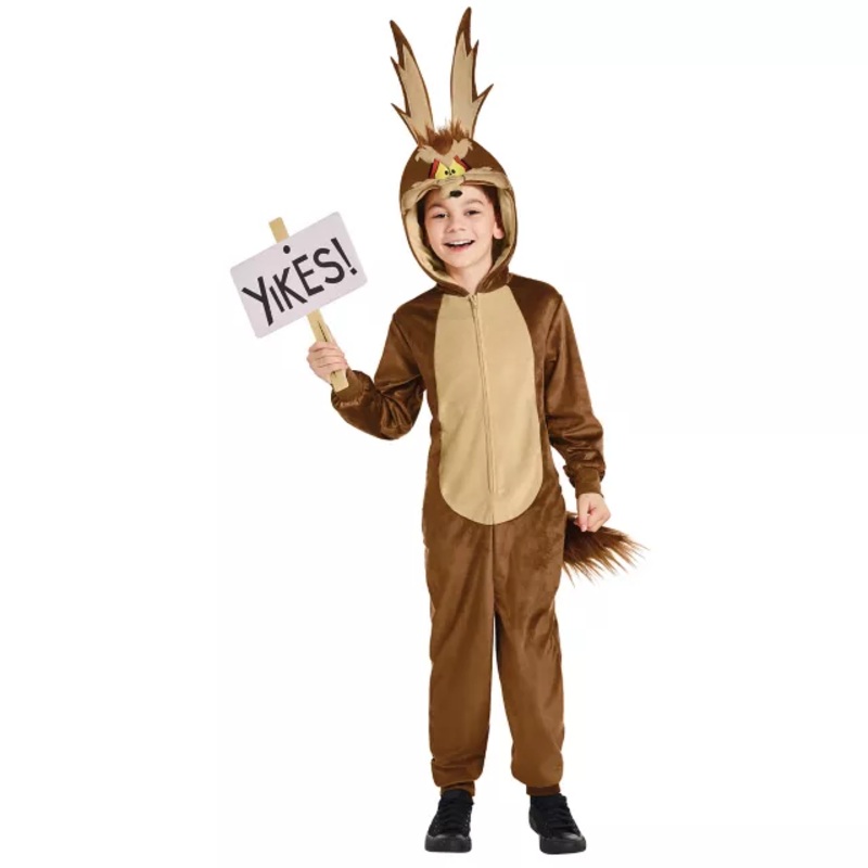 Kids Wile E. Coyote Costume - Looney Tunes DARK BROWN CHILD SMALL