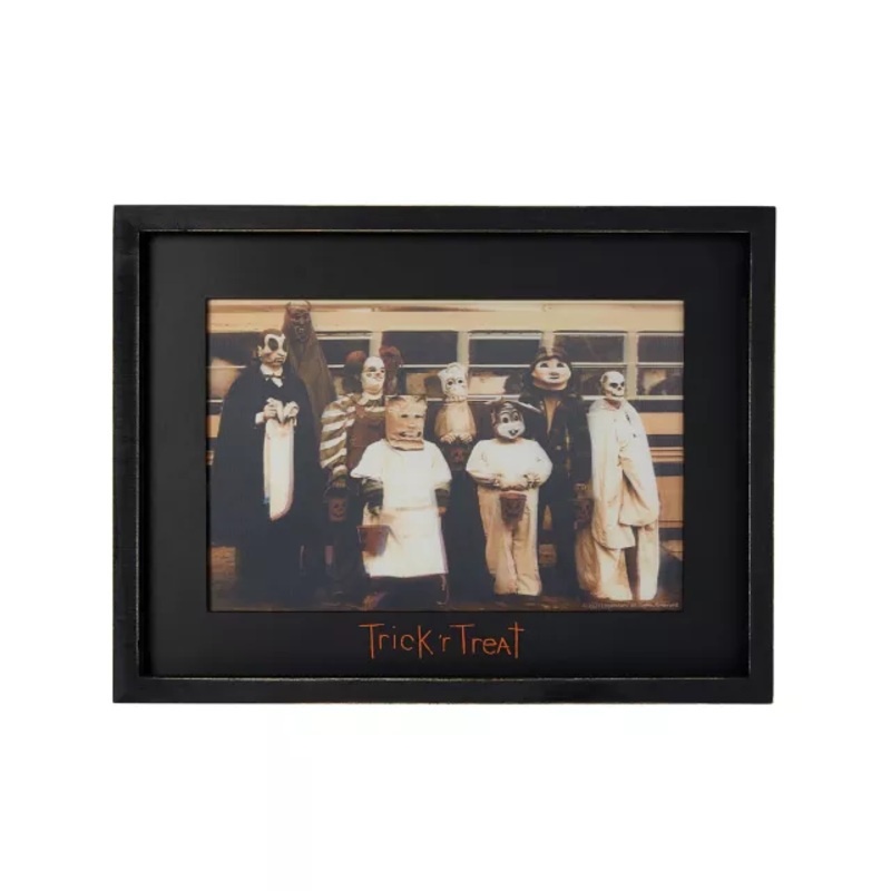 Trick 'r Treat Bus Framed Picture MULTI-COLOR 10 INCHES