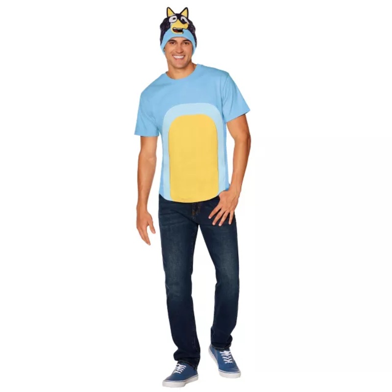 Adult Bandit Costume Kit - Bluey BLUE ADULT SMALL