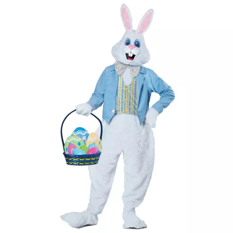 Adult Easter Bunny Costume Deluxe  SMALL/MEDIUM
