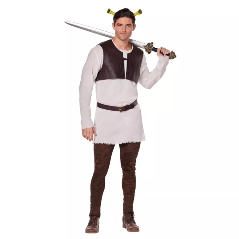 Adult Shrek Costume GREEN ADULT MEDIUM