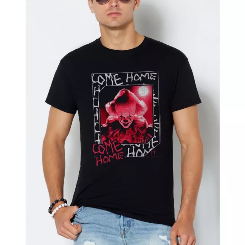 Come Home T Shirt - It Chapter Two BLACK ADULT SMALL