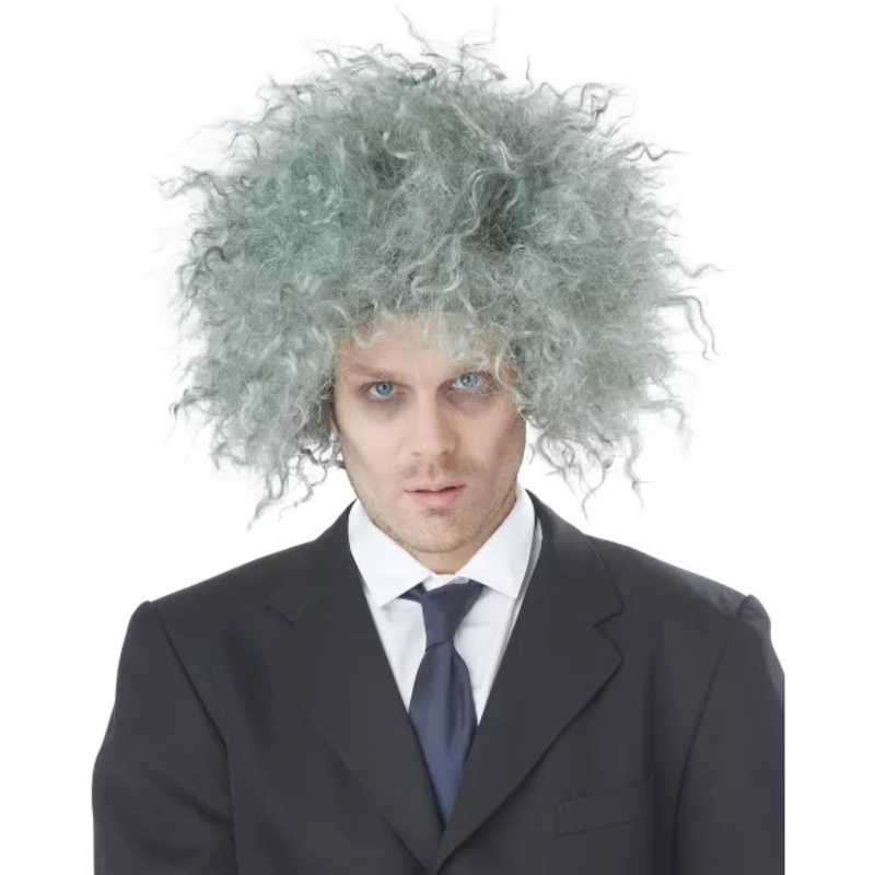 Curly Gray Zombie Wig GRAY ONE SIZE FITS MOST