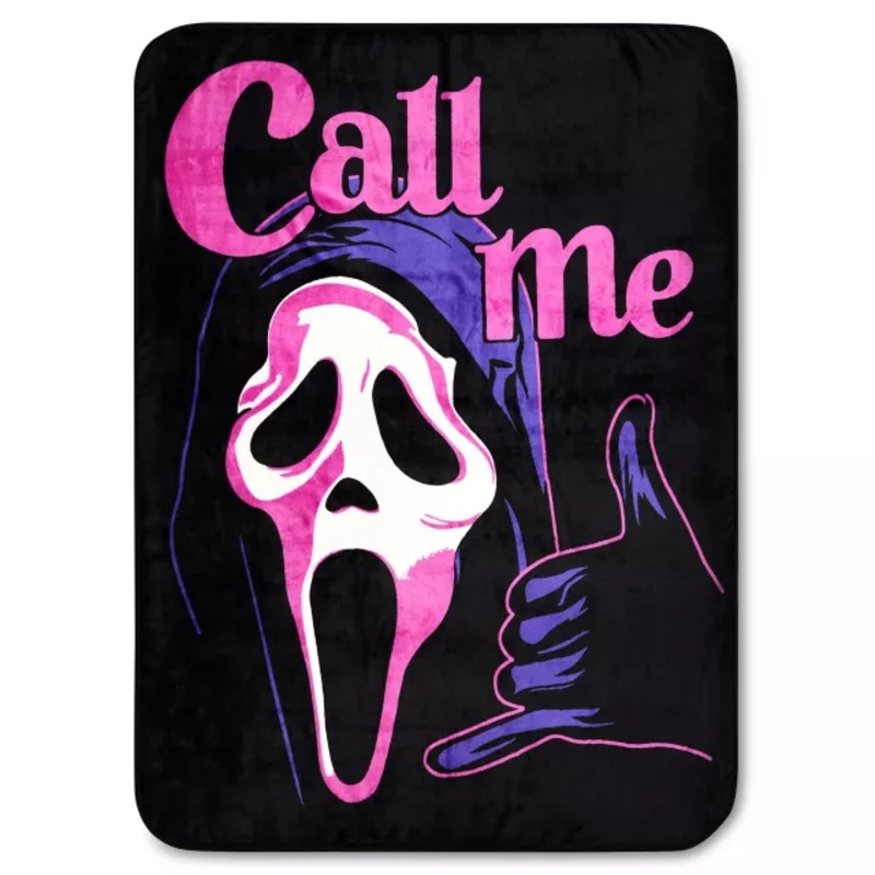 Ghost Face Call Me Double Sided Fleece Blanket MULTI-COLOR
