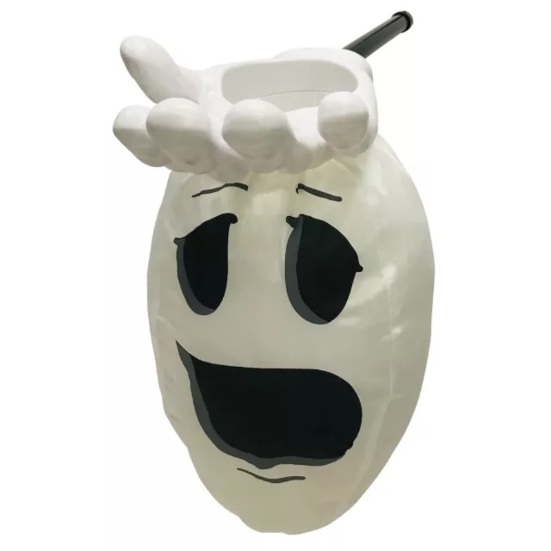 Ghost Loot Scoop Treat Bag WHITE