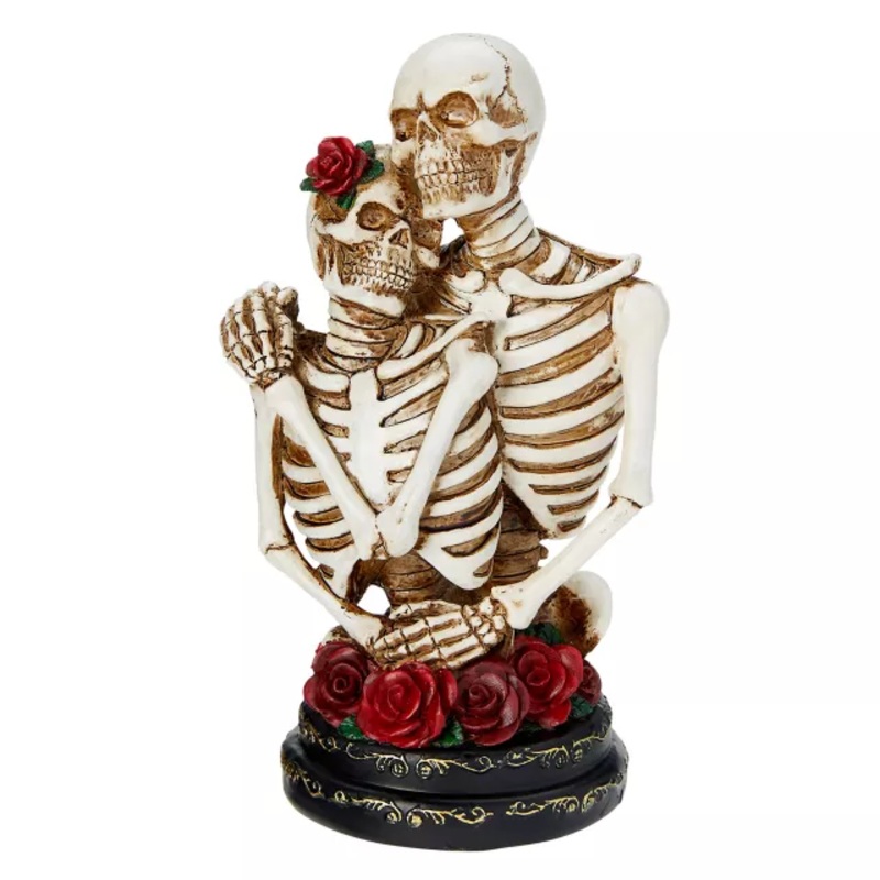 Gothic Noir Skeleton Tabletop Decoration BLACK / MULTI 7 INCHES