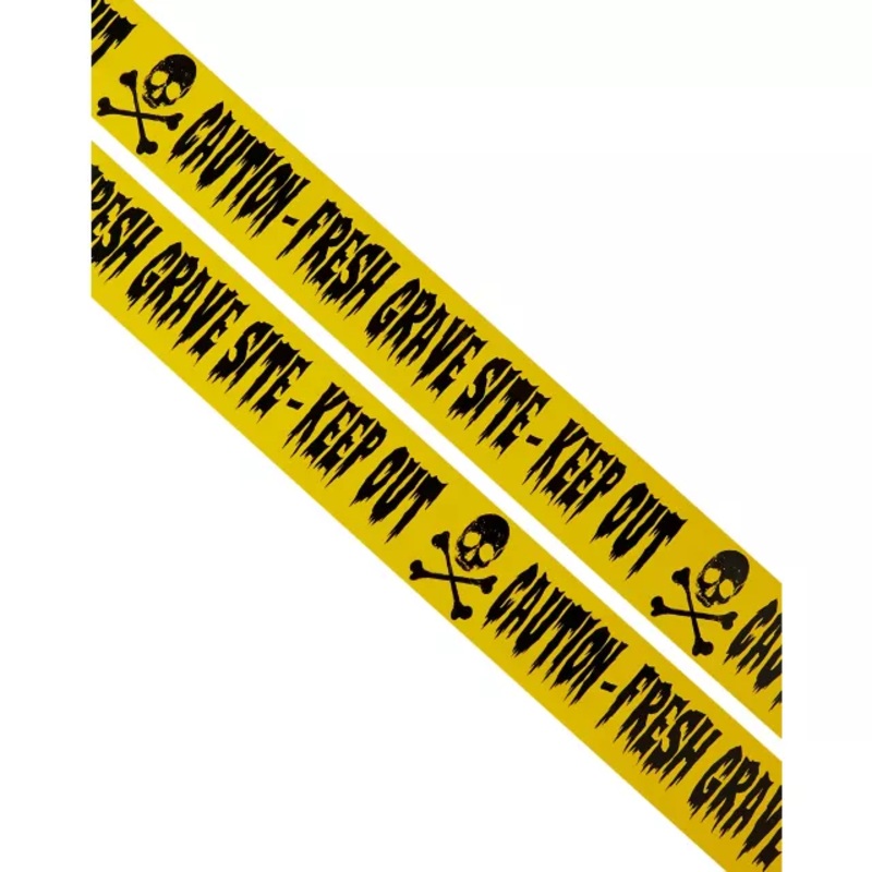 Gravesite Caution Tape