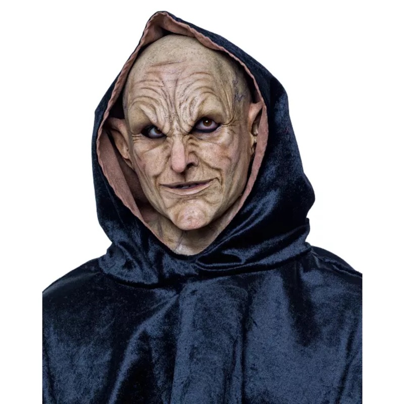 Hyper Realistic Huro-Huro Goblin Mask BLACK AND TAN ONE SIZE FITS MOST