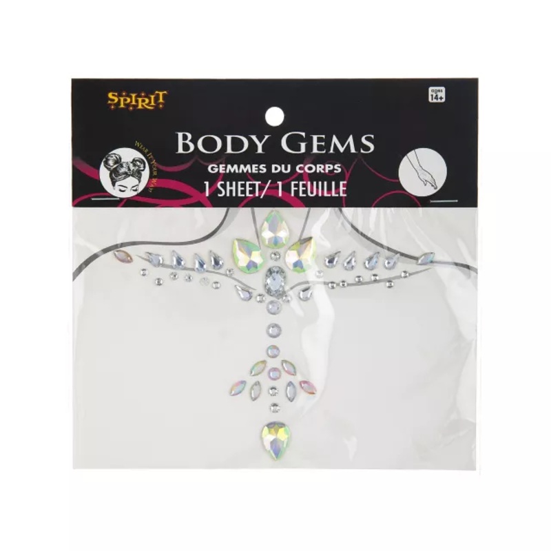 Iridescent Body Jewels CLEAR