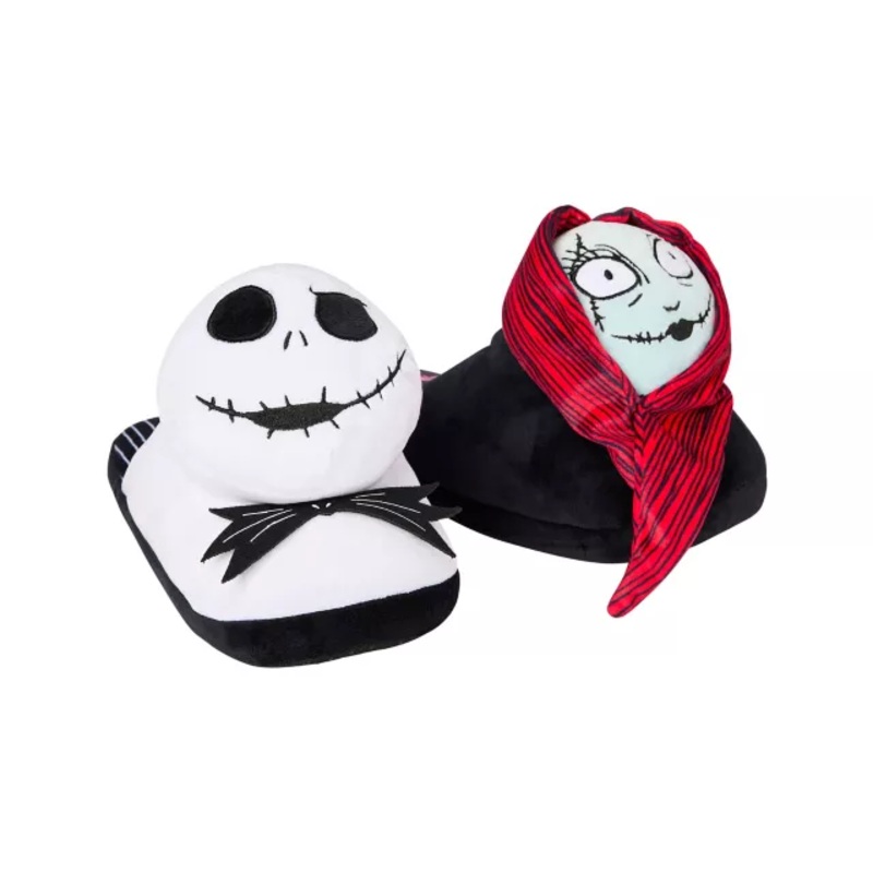 Jack Skellington and Sally Slippers - The Nightmare Before Christmas BLACK / MULTI SMALL/MEDIUM