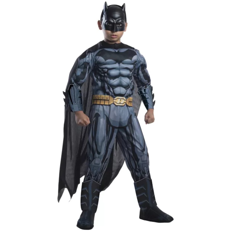 Kids Grey and Black 3D Batman Costume - DC Comics BLACK CHILD SMALL